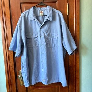 BIG AND TALL! Dickies Light Blue 3XL Shirt